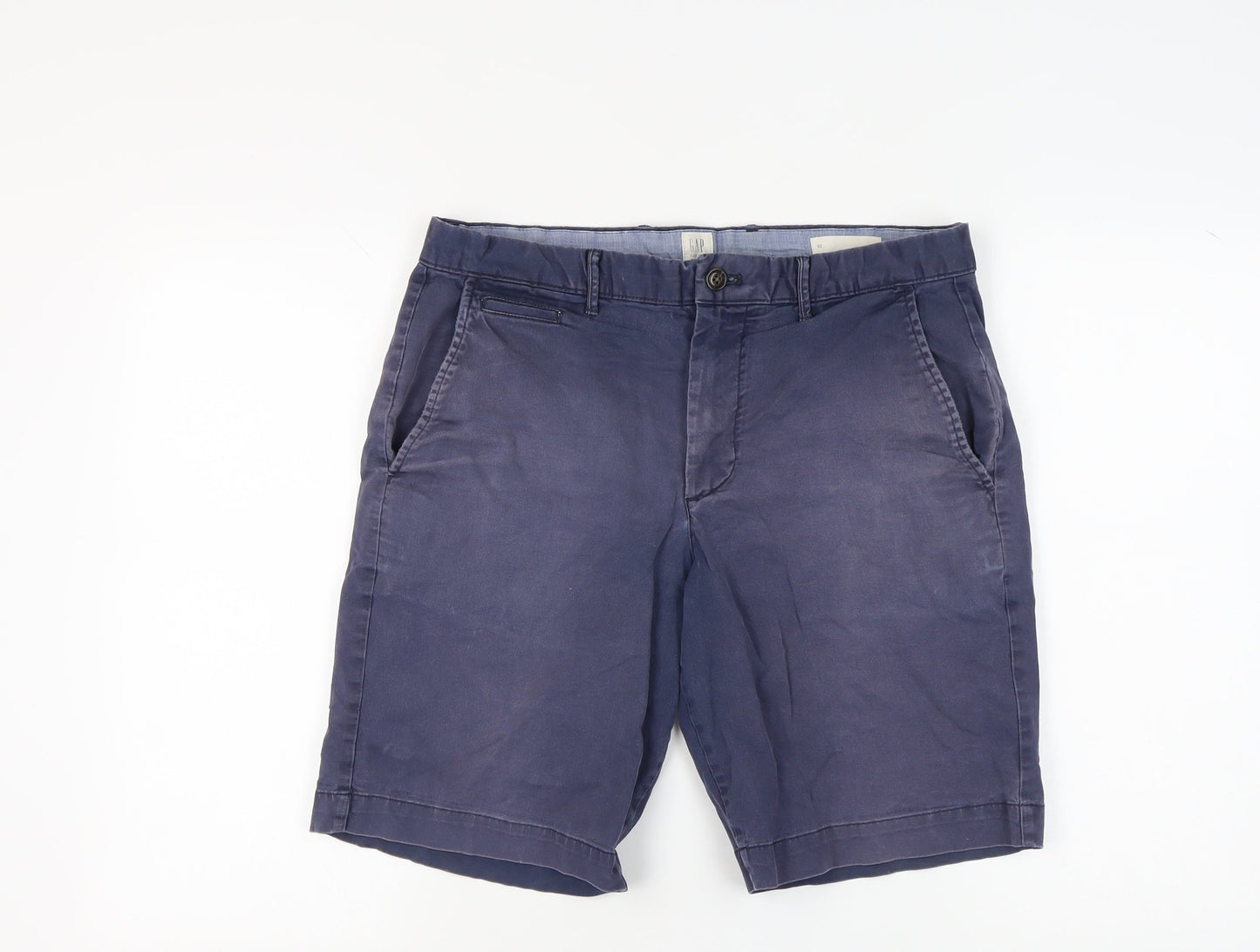 GAP Men's Blue Chino Shorts, Size 32, Casual Summer Style