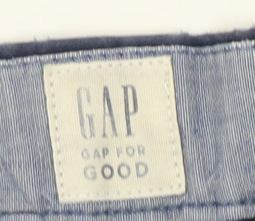 GAP Men's Blue Chino Shorts, Size 32, Casual Summer Style