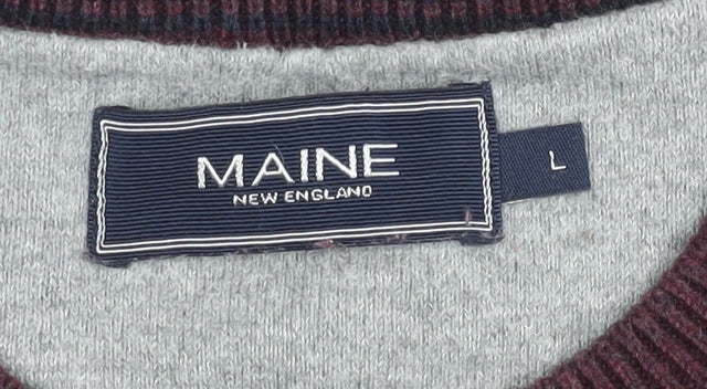 Additional view of Maine New England Men's Purple jumper L
