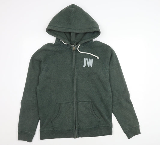 Jack Wills Men's Green Hoodie M Basic Jacket