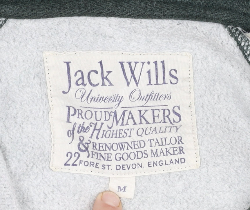 Jack Wills Men's Green Hoodie M Basic Jacket