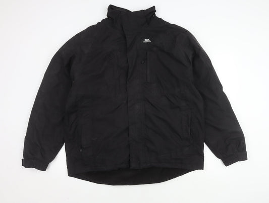 Trespass Men's Black Waterproof Jacket L