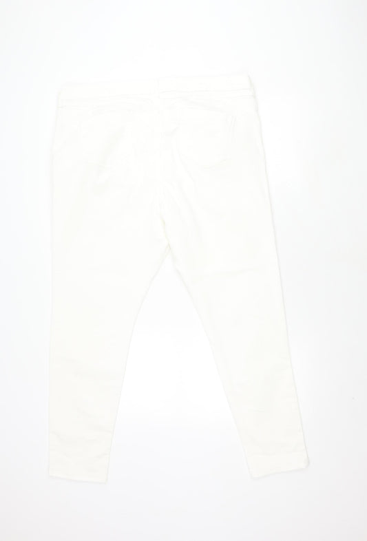 Marks and Spencer Ivory Women's Regular Fit Jeans