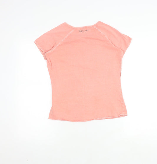Nike Women's Pink T-Shirt, Medium, Casual Summer Top