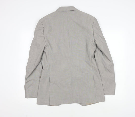 Marks and Spencer Men's Grey Blazer Size 36 Regular Fit