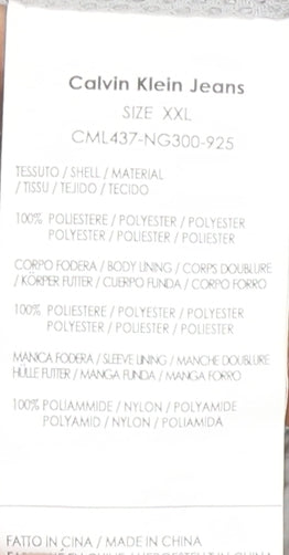 Calvin Klein Jeans Men's Grey 2XL Parka Jacket