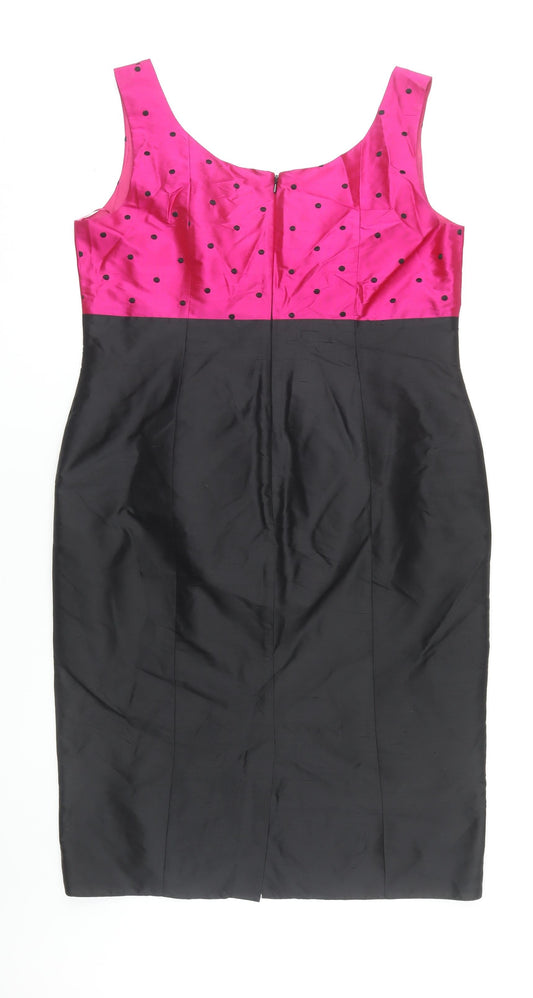 Jaego Women's Pink Polka Dot Party Dress Size 18