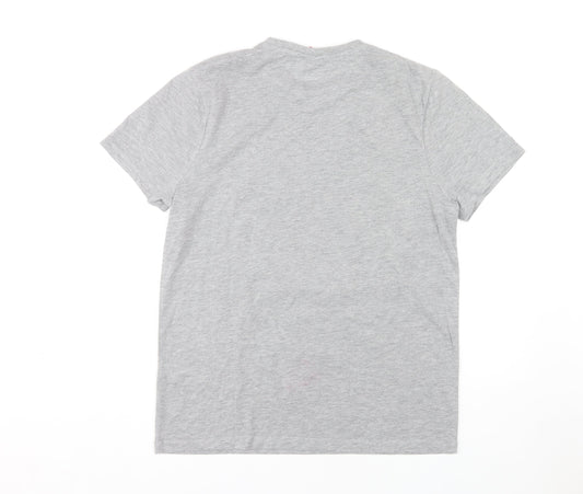 The Simpsons Men's Grey Cartoon T-Shirt L