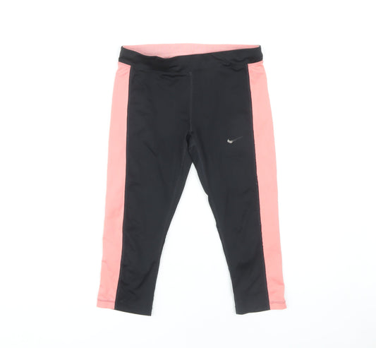Nike Women's Black Pink Compression Leggings S
