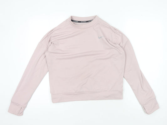 Nike Women's Pink Dri-FIT Running Top XS