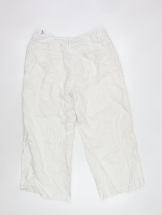 Oasis Women's White Trousers Size 10