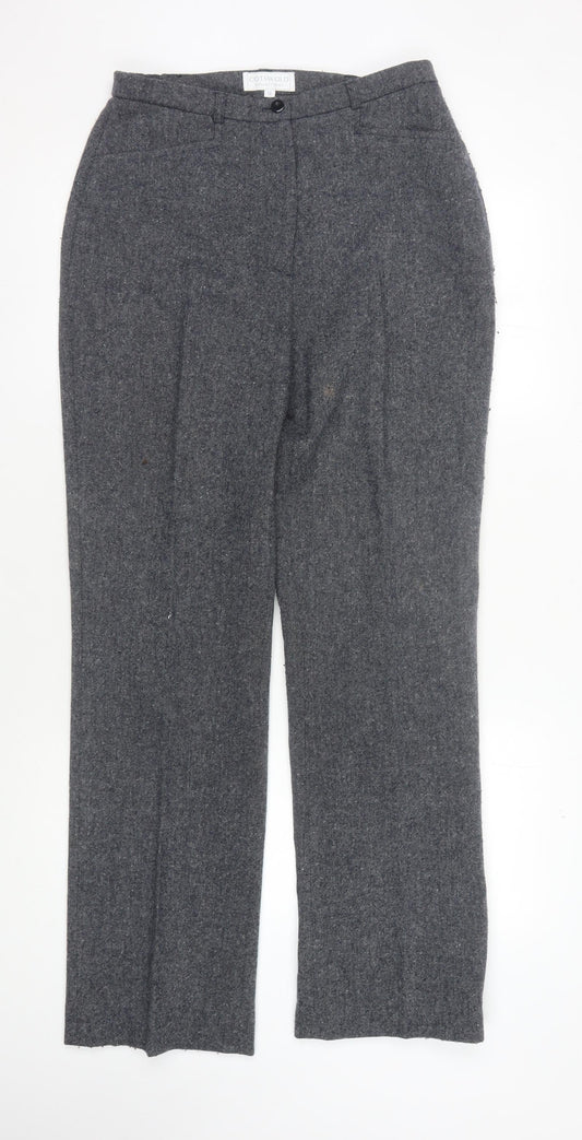 Cotswold Collections Grey Wool Women's Trousers Size 12