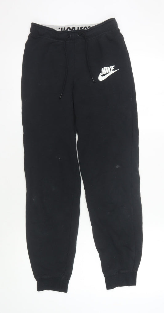 Nike Men's Black Jogger Trousers, Size S, Gym & Training