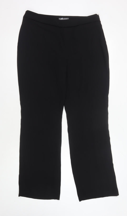 Laura Ashley Women's Black Trousers Size 14