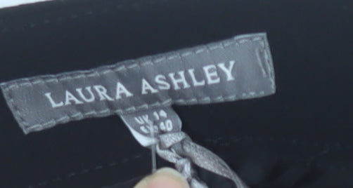 Laura Ashley Women's Black Trousers Size 14