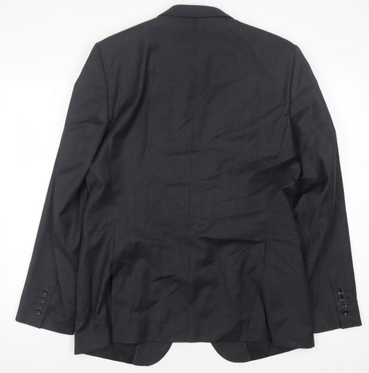 Zara Men's Black Blazer, Size 42, Formal Style