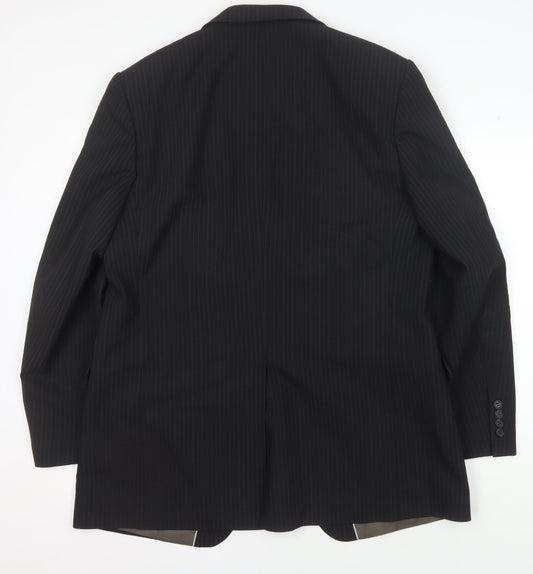 Marks and Spencer Black Blazer, Men, Size 44L