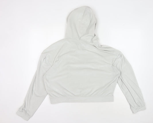 Disney Women’s Grey Hooded Long Sleeve Top