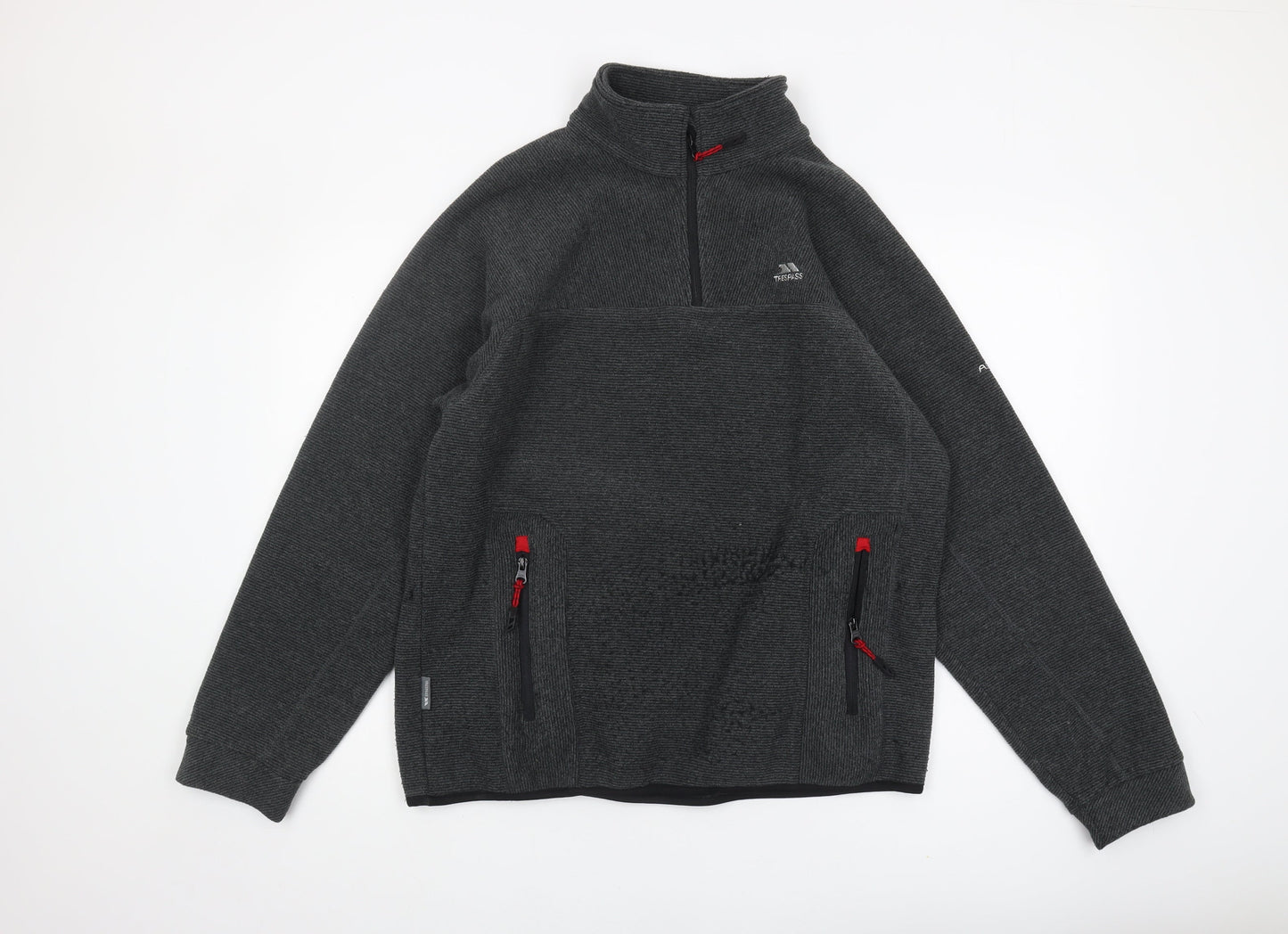 Trespass Men's Grey Fleece Pullover Sweatshirt M