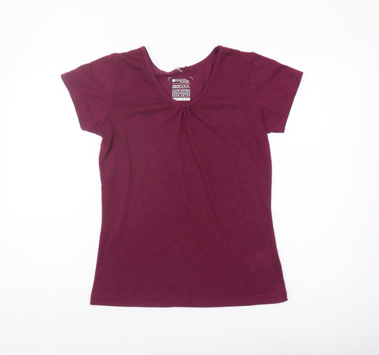 Mountain Warehouse Women's Purple Basic T-Shirt Size 10