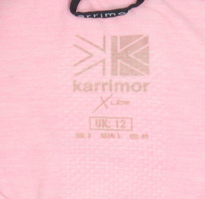 Karrimor Women's Pink T-Shirt Size 12 Athletic Fit