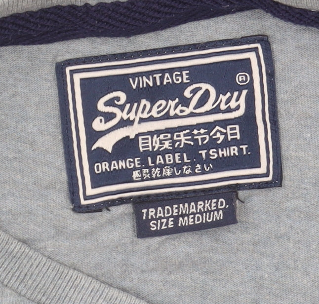 Superdry Men's Grey Medium Vintage T-Shirt