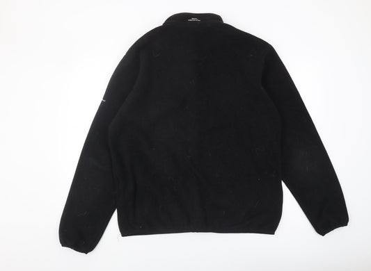 Trespass Men's Black Fleece Jacket M Casual Zip Medium