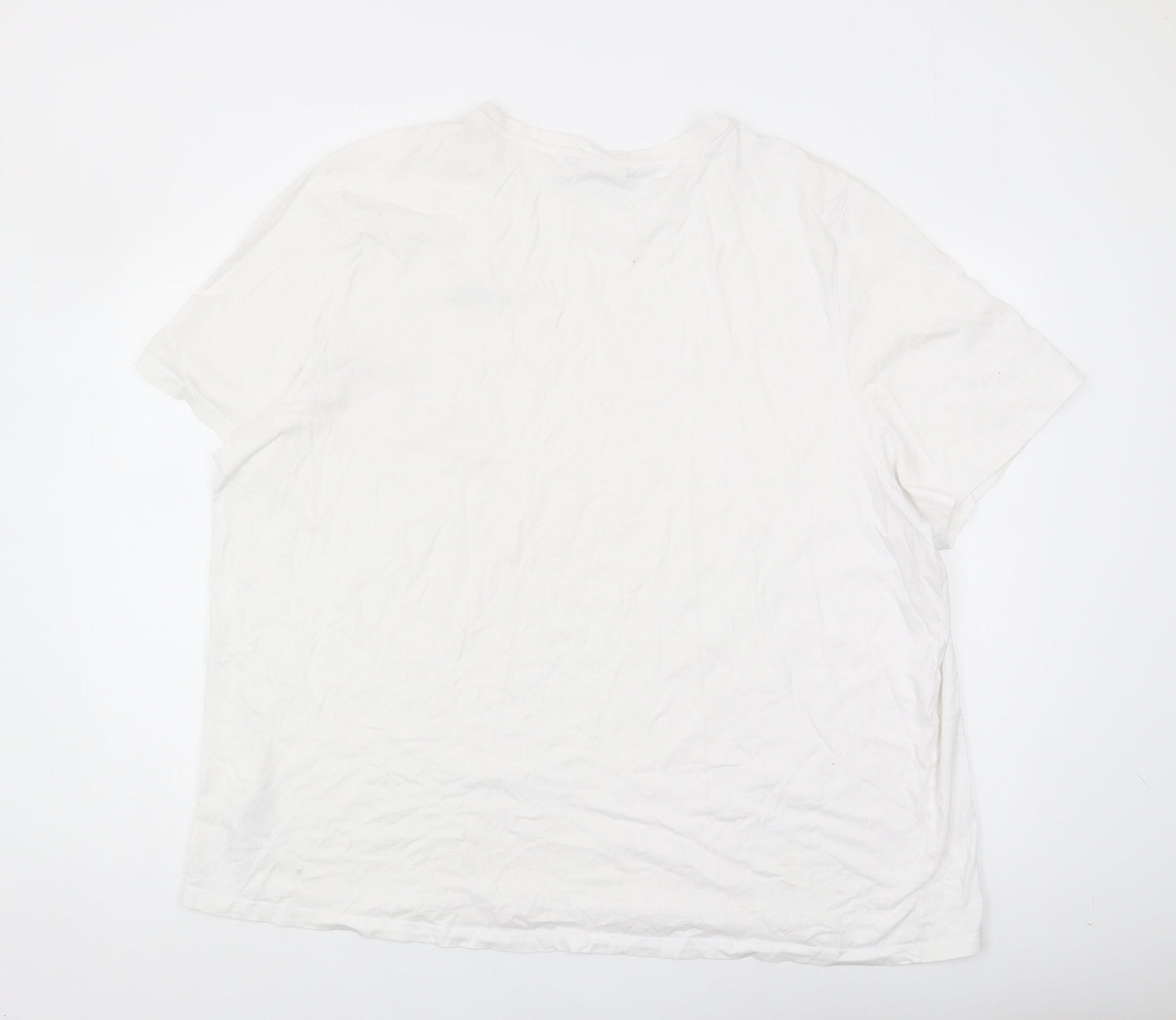 Slazenger Men's 4XL White Cotton T-Shirt