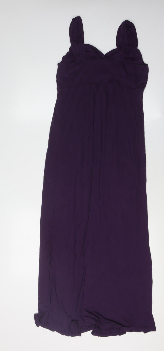 Boden Women's Purple Long Sleeveless Dress