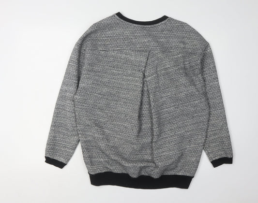 Banana Republic Women's Grey Petite Knit Pullover Sweater