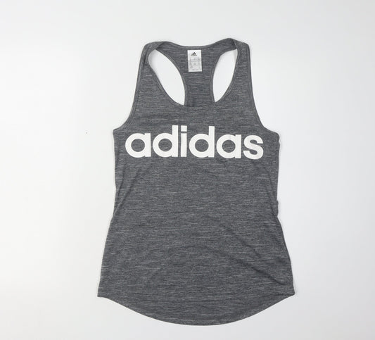 Additional front view of Adidas Women's Grey XS Activewear Tank Top