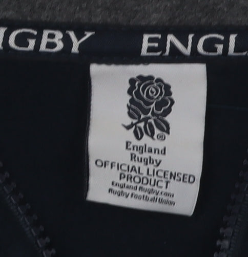 England Rugby Men's Blue Fleece Jacket M