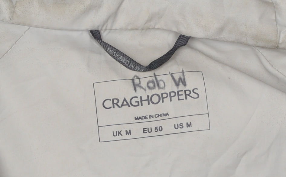 Craghoppers Men's Blue Puffer Jacket M Hooded