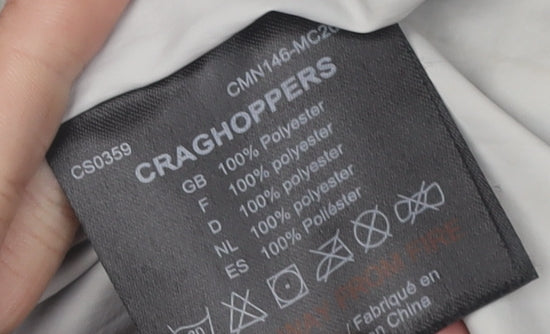 Craghoppers Men's Blue Puffer Jacket M Hooded