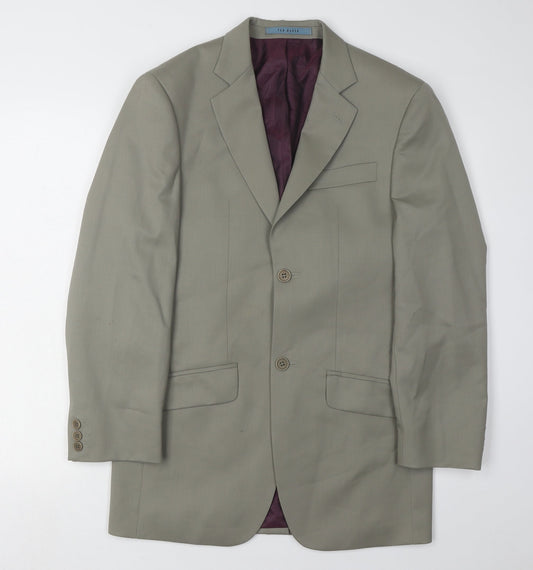 Ted Baker Men's Beige Blazer 34R Business Wool Jacket