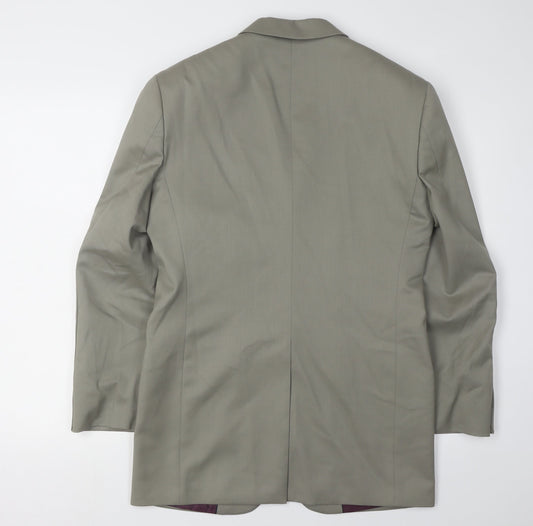 Ted Baker Men's Beige Blazer 34R Business Wool Jacket