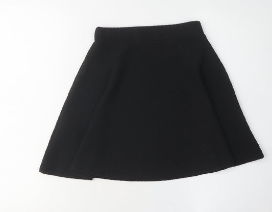 Superdry Women's Black A-Line Skirt Size 8