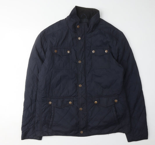Jack & Jones Men's XL Navy Quilted Jacket