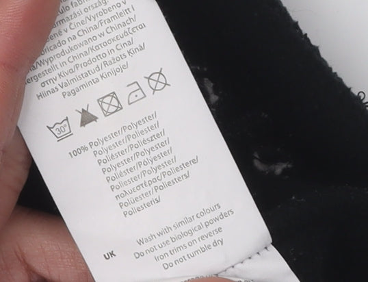 Gelert Women's Black Fleece Jacket Size 14 Casual Outerwear