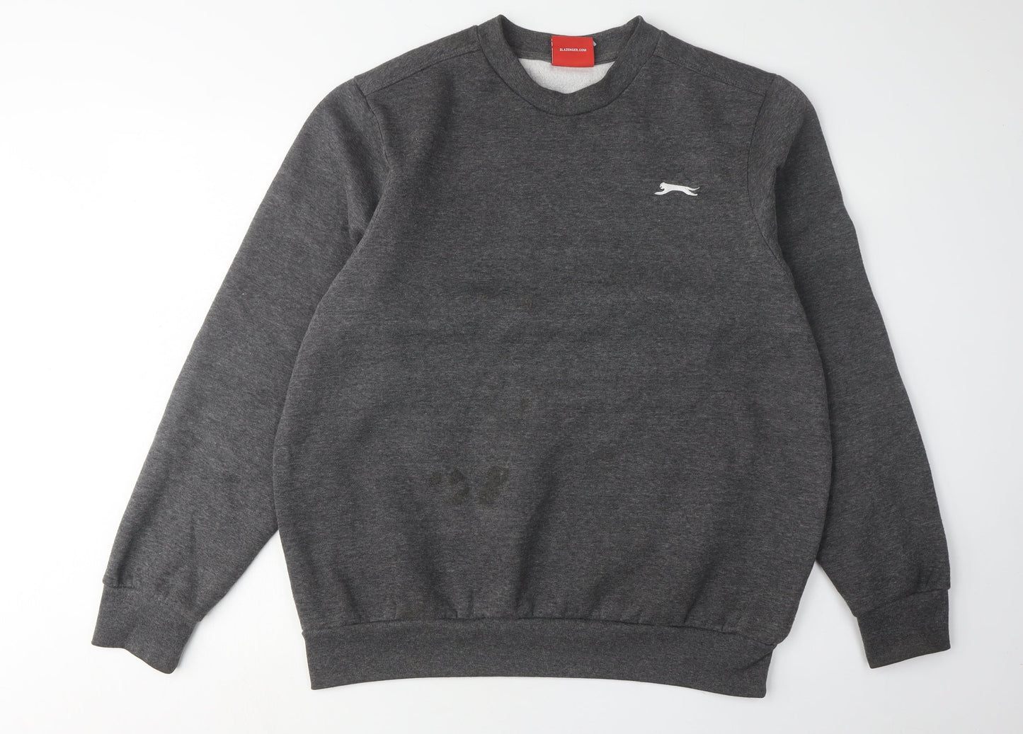 Slazenger Men's Grey Pullover Sweatshirt L
