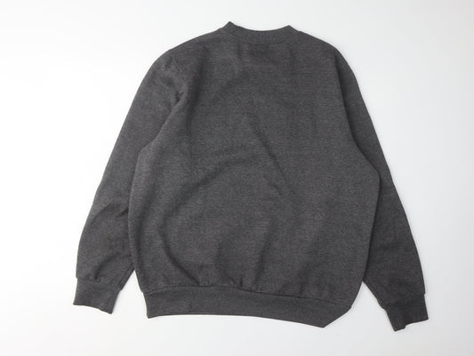 Slazenger Men's Grey Pullover Sweatshirt L