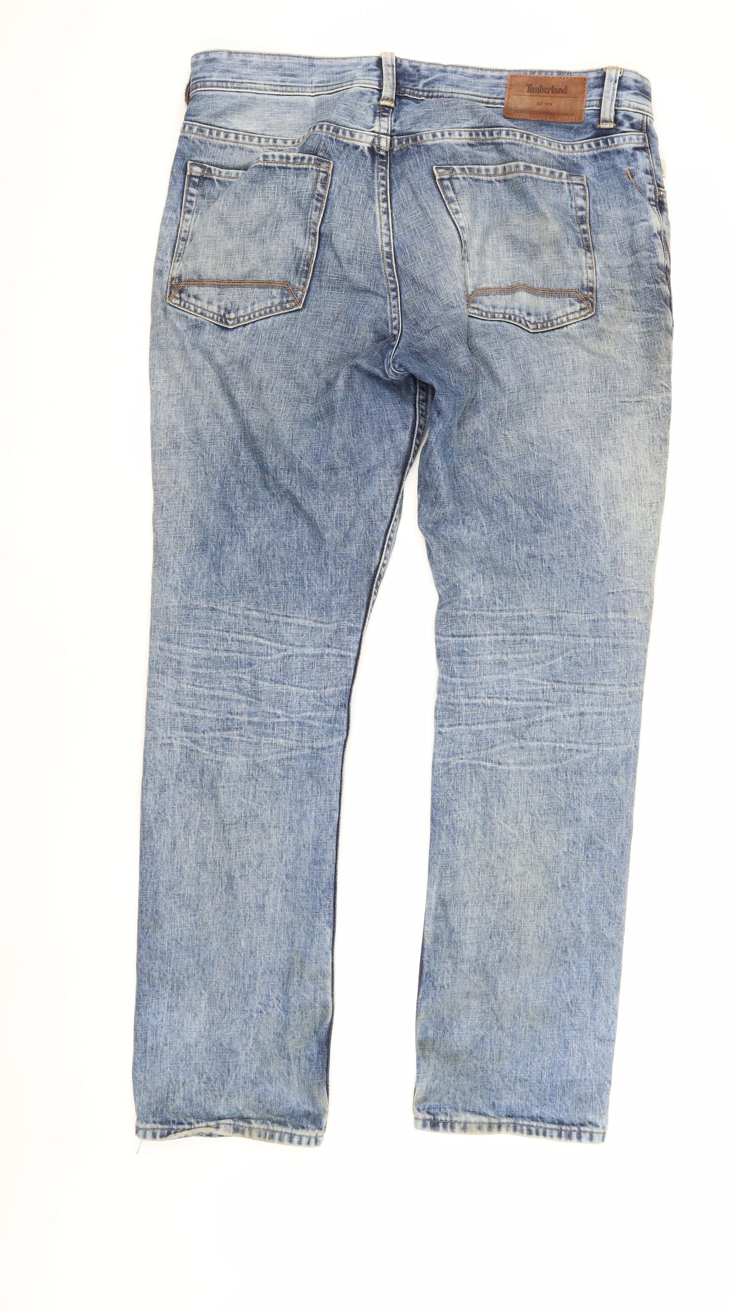 Timberland Men's Blue Straight Jeans, Size 36