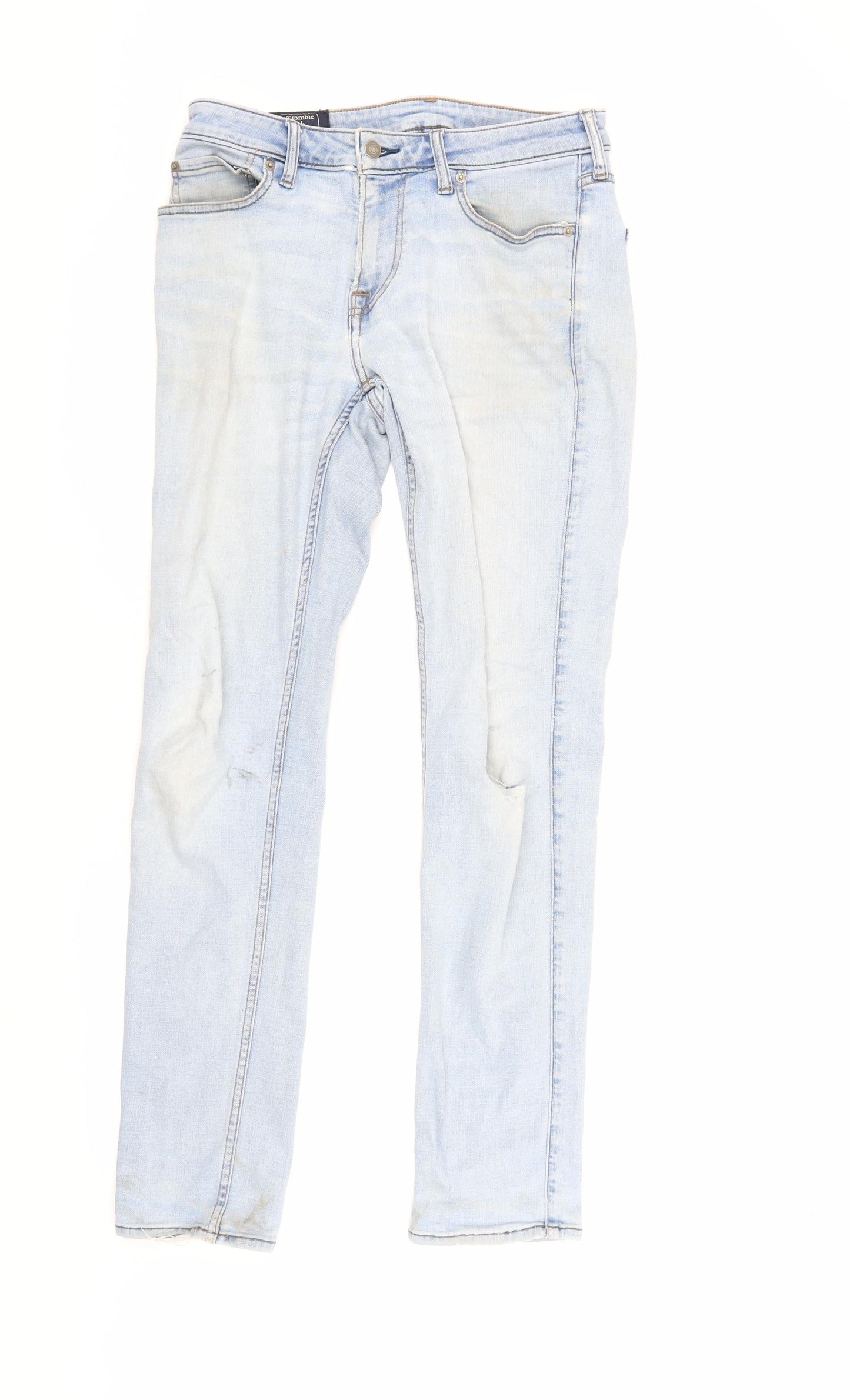 Abercrombie & Fitch Men's Blue Straight Jeans M