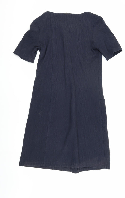 White Stuff Women's Blue Shift Dress Size 10