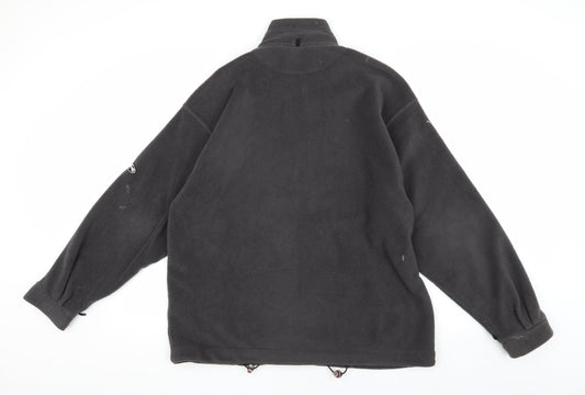 Trespass Men's Black Fleece Jacket, Size M, Full Zip