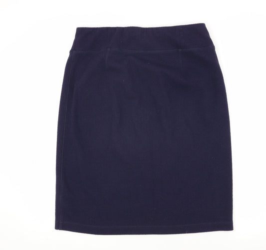 White Stuff Women's Blue Straight Pencil Skirt Size 12