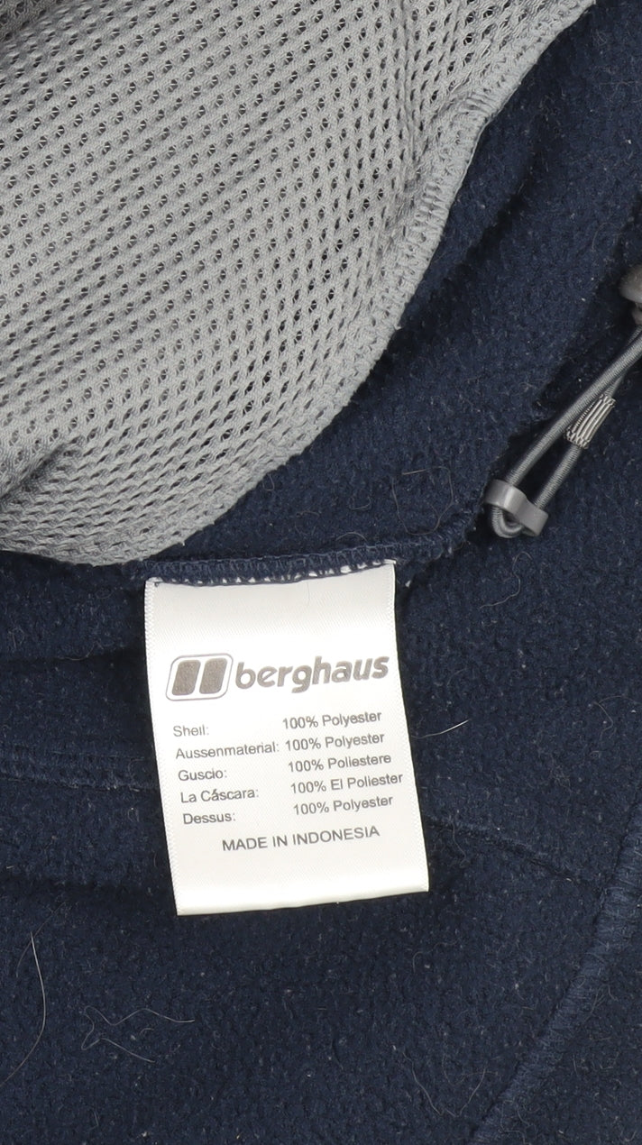 Berghaus Women's Blue Fleece Jacket Size 14, Full Zip