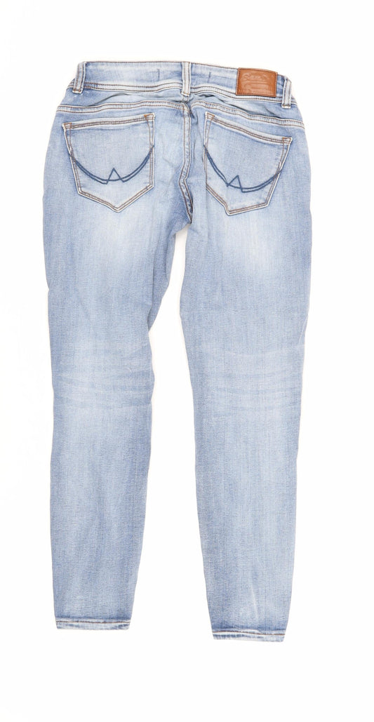 Superdry Women's Blue Skinny Jeans Size 6