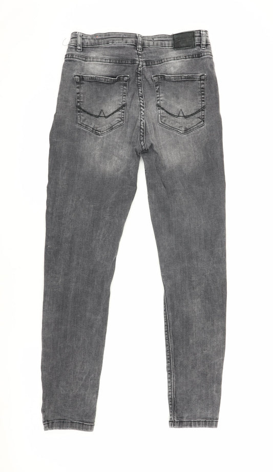 Superdry Women's Grey Skinny Jeans Size L