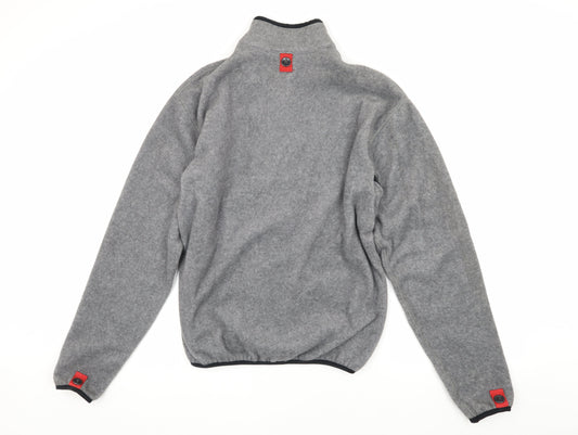 DKNY Men's Grey Fleece Basic Jacket M